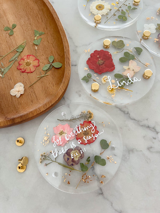 VIntage Floral Coaster