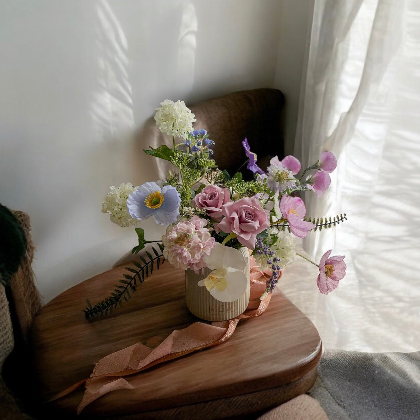 Lilac Meadow (Faux 2-sided)