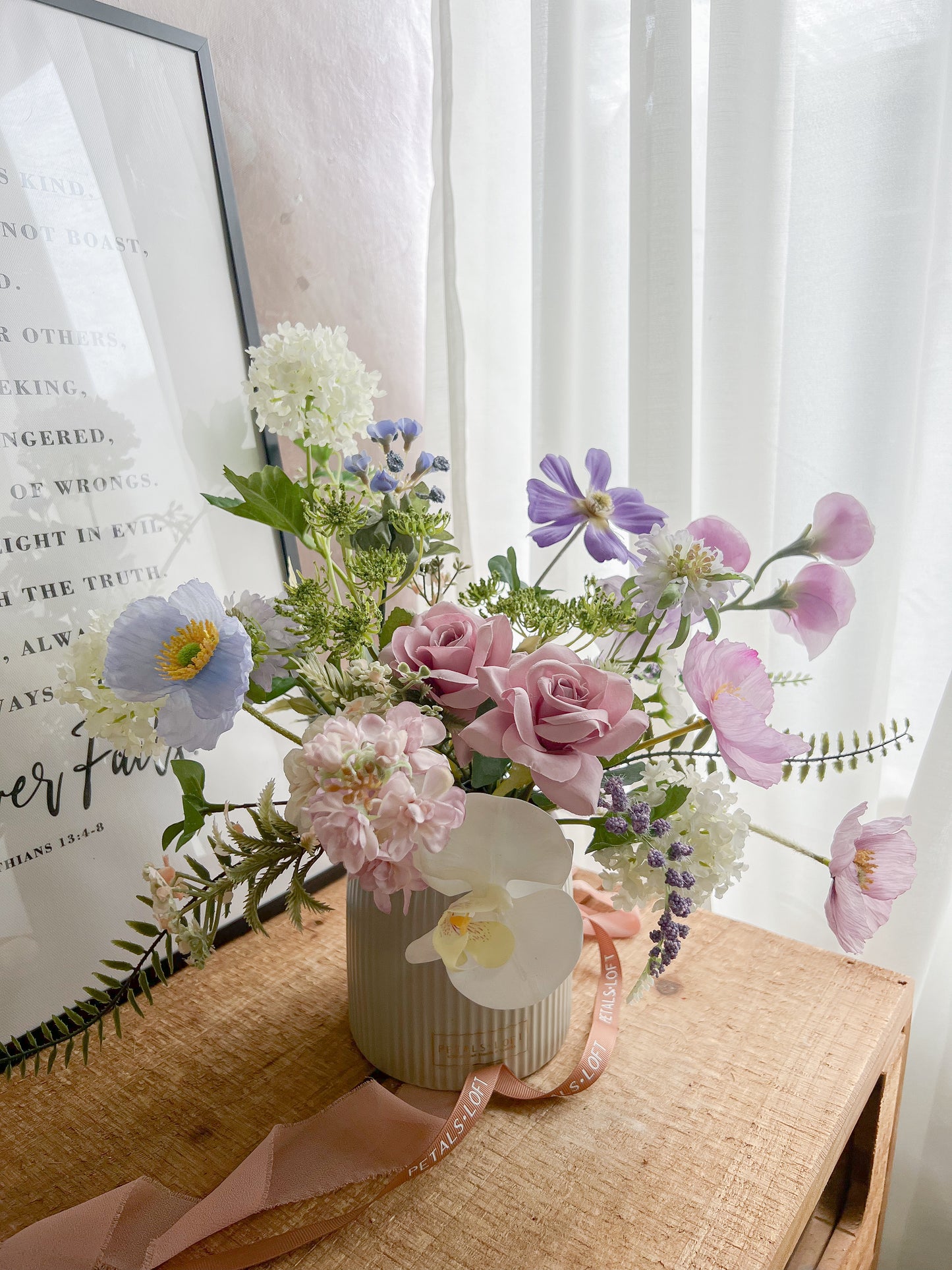 Lilac Meadow (Faux 2-sided)